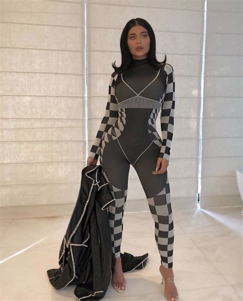 kylie jenner chanel jumpsuit|kylie jenner maternity jumpsuit.